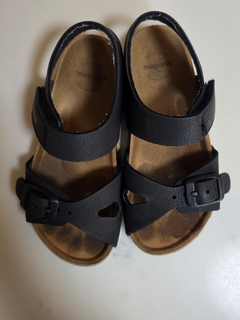 Mayoral Black Toddler Adjustable Strap Sandals - Picture 5 of 6